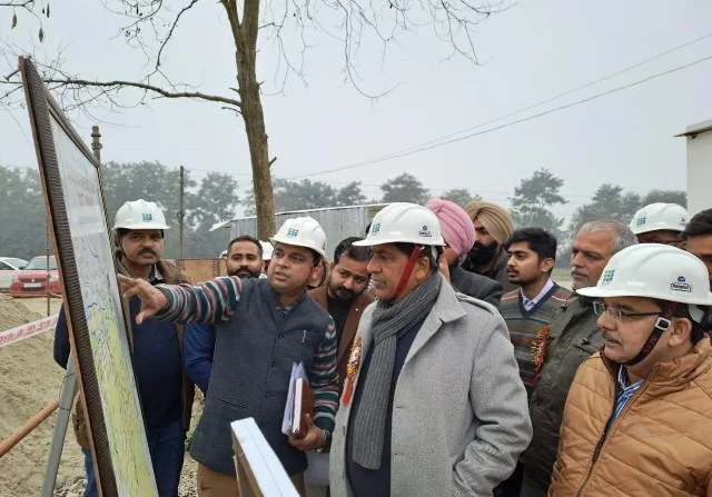 मंत्री जिम्पा ने किया तलवाड़ा प्रोजैक्ट का दौरा