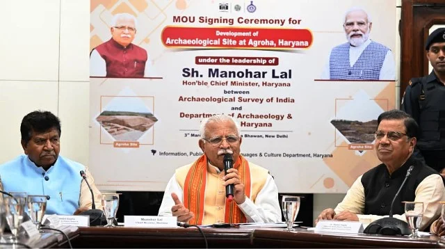 पुरातात्विक स्थल के रूप में अग्रोहा किया जाएगा विकसित: सीएम