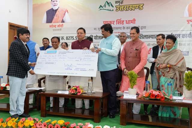 सीएम ने किया 17 विभागों की 122 योजनाओं का शिलान्यास एवं लोकार्पण