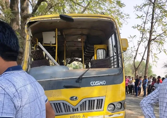 कनीना स्कूल बस दुर्घटना पर सीएम ने जताया दुख