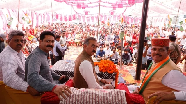 जनसेवा नहीं, धन सेवा के लिए राजनीति कर रहे राजेंद्र राणा - मुख्यमंत्री