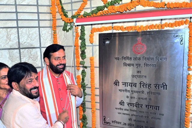 सीएम ने किया सिरसा में विकास कार्यों का लोकार्पण