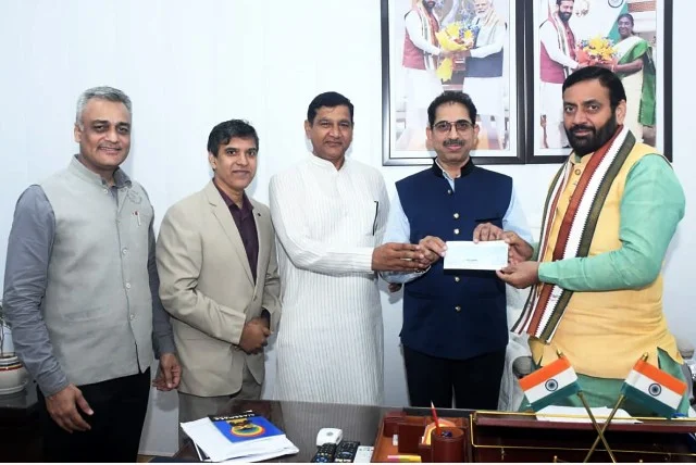 सरस्वती हेरिटेज विकास बोर्ड को मिला 36 लाख का सीएसआर फंड सहयोग