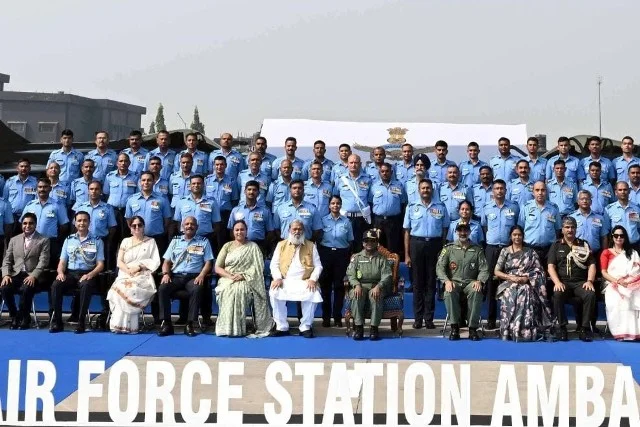 ऊर्जा मंत्री अनिल विज ने किया राष्ट्रपति मुर्मू का स्वागत, राफेल उड़ान रही ऐतिहासिक