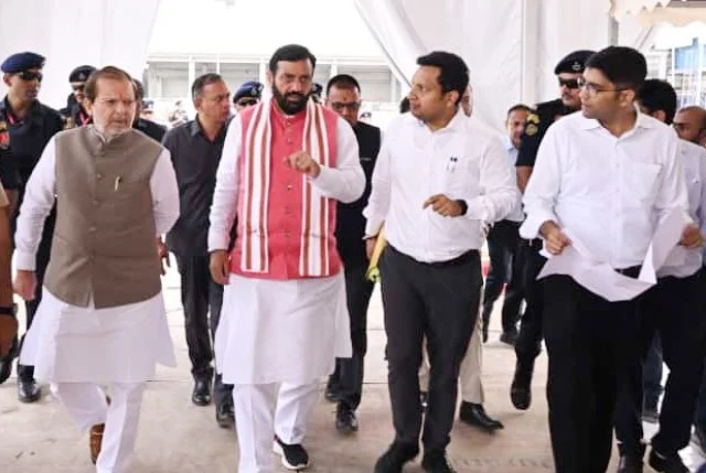 खादी से स्वावलंबन अभियान को बढ़ावा देंगे अमित शाह, सीएम सैनी ने की तैयारियों की पड़ताल