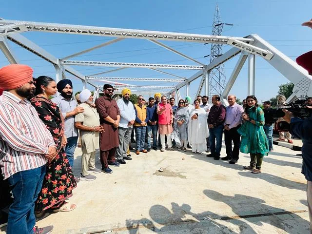 सिद्धवां नहर पर बना नया पुल, मंत्री अरोड़ा बोले—जनसुविधा हमारी प्राथमिकता