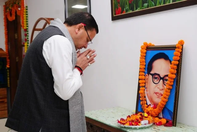 पुण्यतिथि पर सीएम धामी ने कहा—बाबा साहेब के आदर्शों से प्रेरित है राज्य का सामाजिक संकल्प