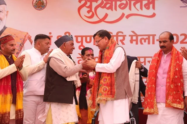 मुख्यमंत्री धामी ने पूर्णागिरि धाम से दी विकास योजनाओं की सौगात