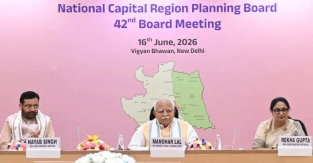 केंद्रीय मंत्री मनोहर लाल की अध्यक्षता में NCR के दीर्घकालिक विकास पर हुआ विचार-विमर्श